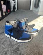 Nike Air Jordan Retro 1 High Flyknit Royal Blue Black, Ophalen, Zo goed als nieuw, Schoenen