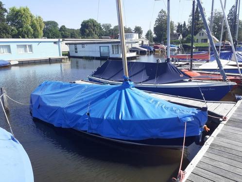 zeilsloep, Watersport en Boten, Open zeilboten, Zo goed als nieuw, Overige typen, 3 tot 6 meter, Hout, Buitenboordmotor, Benzine