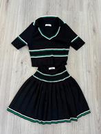 Zwart Blouse & Rok Setje, Kleding | Dames, Maat 38/40 (M), Zwart, Ophalen of Verzenden, Zo goed als nieuw