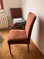 Eetkamer stoelen 4 gratis, Huis en Inrichting, Stoelen, Ophalen, Bruin, Zo goed als nieuw, Vier