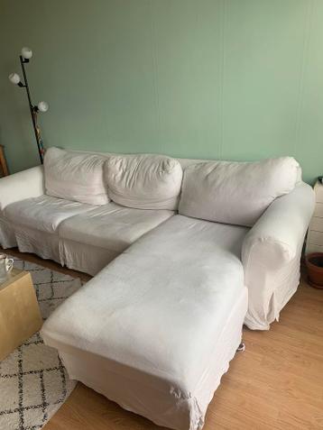 Ikea ektorp  3-zits bank met chaise longe gratis afhalen - afbeelding 3