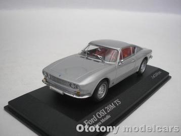 Ford OSI 20M TS 1967 Silver Metallic 1/43 Minichamps beschikbaar voor biedingen