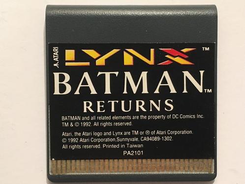 Atari Lynx | Batman Returns | Cart, Spelcomputers en Games, Games | Atari, Atari Lynx, Ophalen of Verzenden