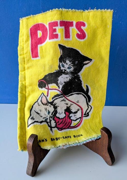Vintage Dean's Baby-Safe Fabric Rag Book/jaren 50, Verzamelen, Speelgoed, Gebruikt, Ophalen of Verzenden