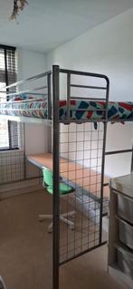 Hoogslaper met bureau, Huis en Inrichting, Slaapkamer | Stapelbedden en Hoogslapers, Ophalen, Gebruikt, Eenpersoons, 200 cm