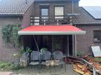 Rood Elektrisch Uitvalscherm - 3.47m breed, Tuin en Terras, Zonneschermen, Ophalen, Gebruikt, Elektrisch, 150 tot 300 cm