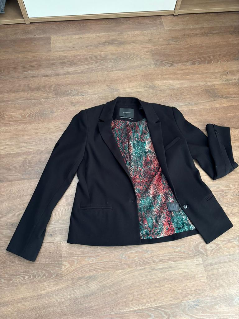 Blazer Maison Scotch maat 38 (maat 2), Maat 38/40 (M), Zwart, Ophalen of Verzenden, Zo goed als nieuw