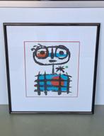 litho zeefdruk Sun Eater after Joan Miró afm. 73,5x81cm, Antiek en Kunst, Kunst | Litho's en Zeefdrukken, Ophalen