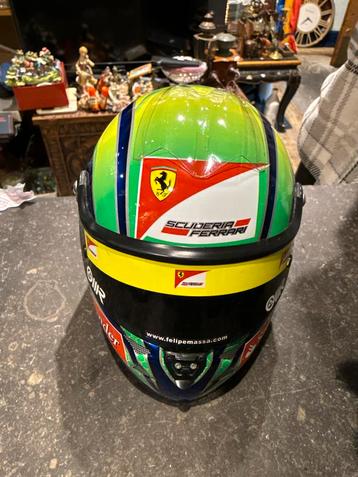 Felipe Massa Ferrari Helm - Gedragen! beschikbaar voor biedingen