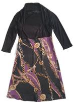 Red Rouge tricot en satijn jurk, maat XS, nieuw, Kleding | Dames, Jurken, Oosterveldweg 15, 7274 DZ, Verzenden, Paars, Nieuw