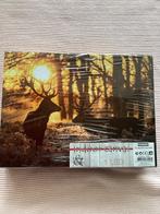 Schilderij met LED Verlichting - Bos met Herten, Ophalen of Verzenden, Zo goed als nieuw