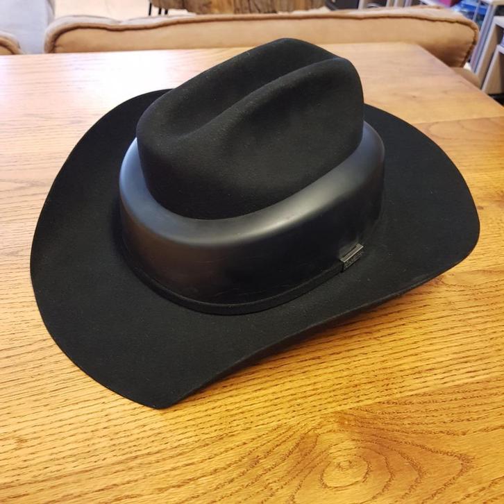 Resistol RideSafe Western 7X Felt Cowboy Hat Helmet, Kleding | Heren, Hoeden en Petten, Nieuw, Hoed, 57 cm (M, 7⅛ inch) of minder