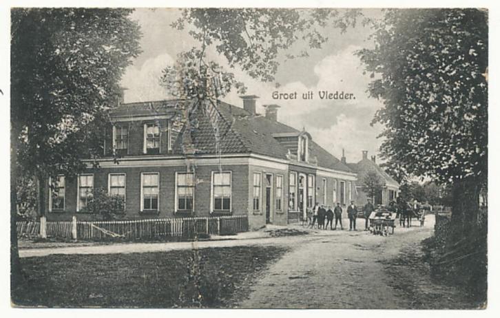 Groet uit Vledder  (met hondenkar), Verzamelen, Ansichtkaarten | Nederland, Gelopen, Drenthe, Voor 1920, Verzenden