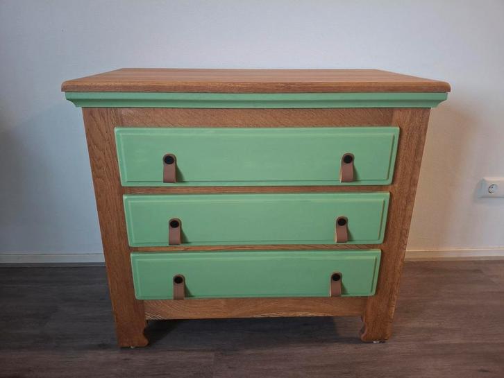 Opgeknapte Ladekast - Uniek Stuk!, Huis en Inrichting, Kasten | Dressoirs, Gebruikt, 50 tot 100 cm, 25 tot 50 cm, Met lade(s)