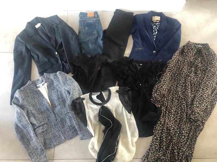 Kledingpakket | Pakket | 9x | Maat 34 / XS | Blazer | Jeans, Kleding | Dames, Dames-kledingpakketten, Zo goed als nieuw, Maat 34 (XS) of kleiner