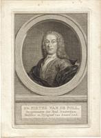 J. Houbraken ets "Mr. Pieter van de Poll Burgemeester A'dam", Antiek en Kunst, Kunst | Etsen en Gravures, Ophalen