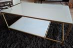 Salontafel met glas, zo goed als nieuw, Ophalen, 100 tot 150 cm, 50 tot 100 cm, Minder dan 50 cm