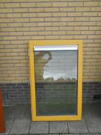 128 x 82 en 130 x 82 met dubbelglas en rooster, Doe-het-zelf en Verbouw, Glas en Ramen, Ophalen, Gevelraam of Ruit, Gebruikt, 80 tot 120 cm