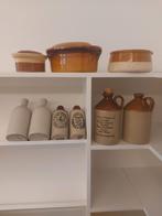 Stoneware Flessen/Potten/Schalen - Engels/Frans, Ophalen of Verzenden