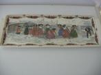 Sarrequemines Frankrijk plateel keramiek cake schaal jr.1920, Antiek en Kunst, Ophalen of Verzenden