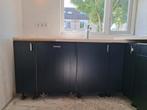 hoekkeuken, Huis en Inrichting, Keuken | Complete keukens, Ophalen, Gebruikt, Wit, Graniet of Steen