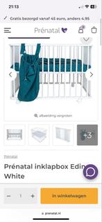 Prénatal Inklapbox Edin White, Kinderen en Baby's, Boxen, Ophalen of Verzenden, Zo goed als nieuw, Rechthoekig, Wieltjes