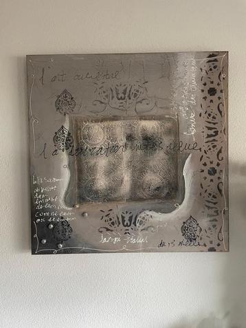 Abstract schilderij met certificaat beschikbaar voor biedingen
