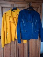 Jackjes donker blauw maat 46 48 en kerrie geel maat 50 52, Kleding | Dames, Pyjama's, Ophalen of Verzenden, Zo goed als nieuw