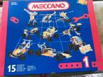 Meccano Doos 1 - Niet Compleet, Ophalen of Verzenden, Gebruikt, Losse stenen