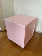 Boekenkastje en kastje op wieltjes, Huis en Inrichting, Kasten | Boekenkasten, Ophalen, Met plank(en), Gebruikt, 100 tot 150 cm