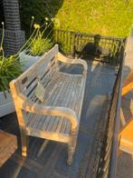 Prachtige nieuwe echte teakhout tuinbanken, Tuin en Terras, Tuinstoelen, Ophalen of Verzenden, Nieuw, Teakhout