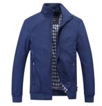 Heren Zomer jas blauw, Ophalen of Verzenden, Gedragen, Maat 52/54 (L), Blauw
