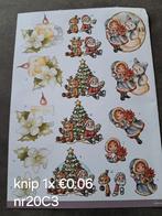 Kerst Knipvellen, Ophalen of Verzenden, Gebruikt, Stickers en Plaatjes