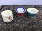 3 eierdopjes - 2x Rorstrand Picknick - 1x Bunnykins, Ophalen of Verzenden