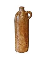 19e-eeuwse zoutgeglazuurde steengoed mineraal / jeneverfles, Antiek en Kunst, Antiek | Keramiek en Aardewerk, Ophalen of Verzenden