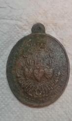 Antieke Katholieke Franse Medaille / Medaillon, Antiek en Kunst, Antiek | Religie, Ophalen of Verzenden