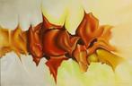 Schilderij abstract Herfst, Ophalen