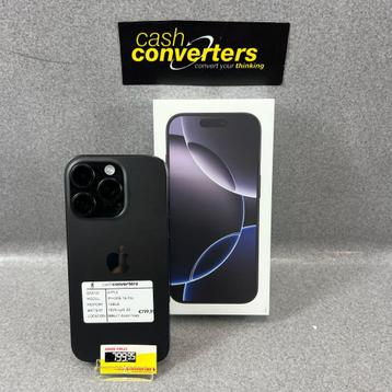 Apple Iphone 16 Pro | 128GB | Zwart | 100%batt | 388477 beschikbaar voor biedingen