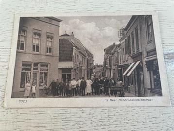 Oude ansichtkaart Goes ‘s Heer Hendrikskinderenstraat beschikbaar voor biedingen
