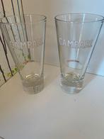 Campari glazen set van 2 glazen, Verzamelen, Ophalen of Verzenden, Nieuw, Borrel- of Shotglas
