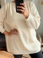 Maat M / L lange trui vegan trui winter trui herfst kleding, Ophalen of Verzenden, Zo goed als nieuw, Maat 42/44 (L), Beige