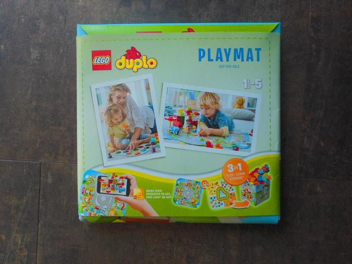 Lego Duplo 3-in-1 Playmat & Storage Box (zie foto's) 2, Kinderen en Baby's, Speelgoed | Duplo en Lego, Gebruikt, Duplo, Complete set