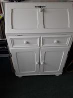 grenen  wit geschilderde secretaire, Huis en Inrichting, Kasten | Secretaires, Ophalen