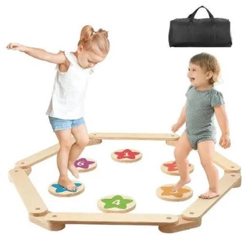 Evenwichtsbalk voor kids - Houten balansspeelgoed voor Peute, Hobby en Vrije tijd, Overige Hobby en Vrije tijd, Nieuw, Verzenden