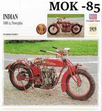 Mok85 motorkaart Indian 1000 cc powerplus, Ophalen of Verzenden, Zo goed als nieuw, Motoren