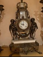 Antieke Franse pendule met kandelaars, Antiek en Kunst, Antiek | Klokken, Ophalen