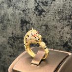 14k gouden ring panter model, Sieraden, Tassen en Uiterlijk, Ringen, Nieuw, Goud, Ophalen of Verzenden, Dame