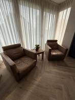 Montel Lederen Fauteuils - Set van 2, Huis en Inrichting, Gebruikt, Ophalen of Verzenden, 75 tot 100 cm, Modern