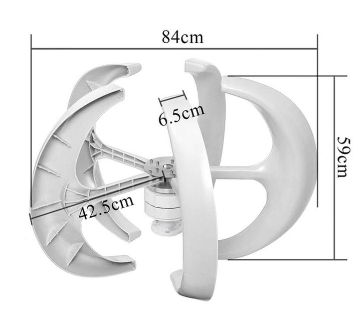Windturbine Generator 12V 500W nieuw, Doe-het-zelf en Verbouw, Zonnepanelen en Toebehoren, Nieuw, Overige typen, Ophalen