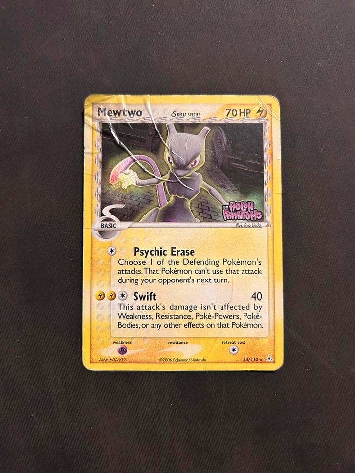 Pokemon - Mewtwo HP stamped, Hobby en Vrije tijd, Verzamelkaartspellen | Pokémon, Nieuw, Losse kaart, Foil, Ophalen of Verzenden